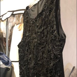 Black Lace Blouse